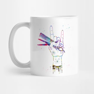 Hairstylist Art Mug